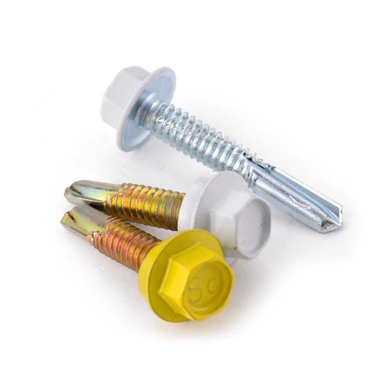 Chuanghe - Painted on Head Flange Hex Head Self-drilling Screws Self drilling screw 1
