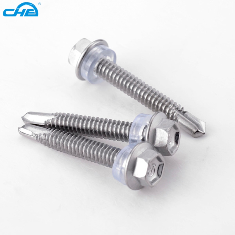 Chuanghe - Painted on Head Flange Hex Head Self-drilling Screws Self drilling screw 5