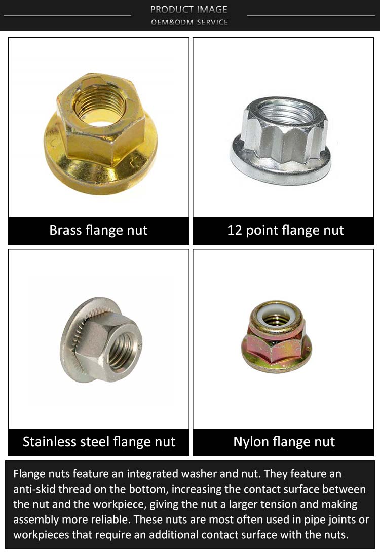 Chuanghe - China supplier M19 hex flange self tapping nut flange nut 9