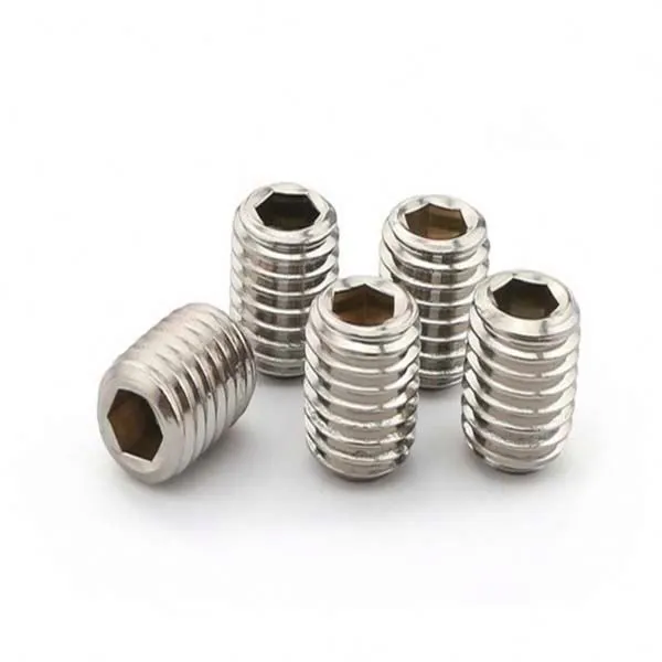 Chuanghe - China wholesale hollow set screw A2-70 A4-70 stainless steel M2 M2.5 M3 slotted hollow flat point grub screw Set screw 1