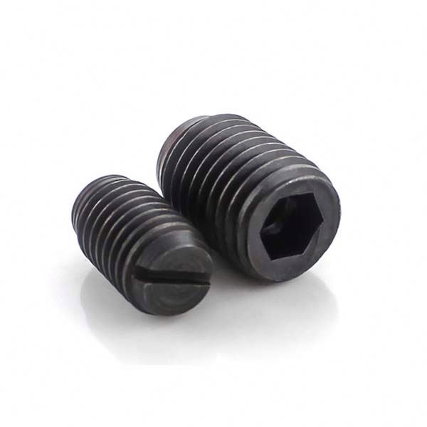 Chuanghe - China wholesale hollow set screw A2-70 A4-70 stainless steel M2 M2.5 M3 slotted hollow flat point grub screw Set screw 4