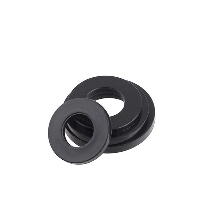 Chuanghe - China Factory High Quality M2-M48 Black round flat nylon rubber washer flat washer 1