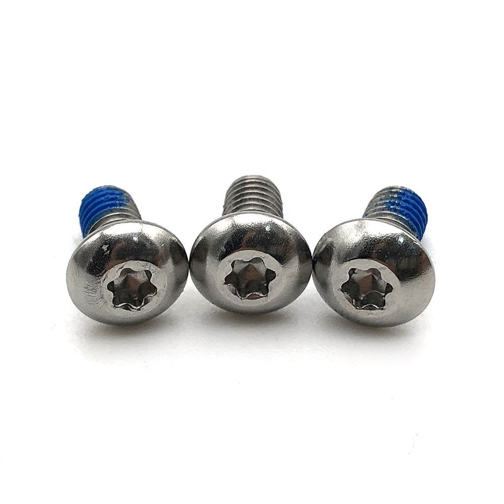 Chuanghe - China wholesale stainless steel round pan head m6 m9 #8 m4.2 galvanized security anti-theft nylon lock patch torx screw Torx screw 3