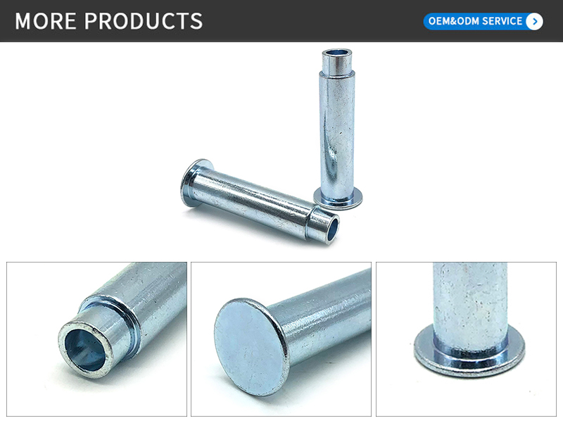 Chuanghe - China manufacturer Stainless Steel M4 Flat head hollow step rivet tubular rivet/hollow rivet 8