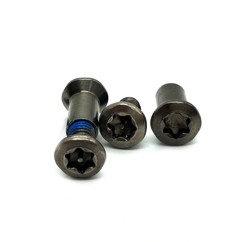 Chuanghe - Binding barrel torx chicago screw silver 4 mm m2 2m aluminium 6062 round flat head buttons cap stainless steel chicago screw Chicago screw 1