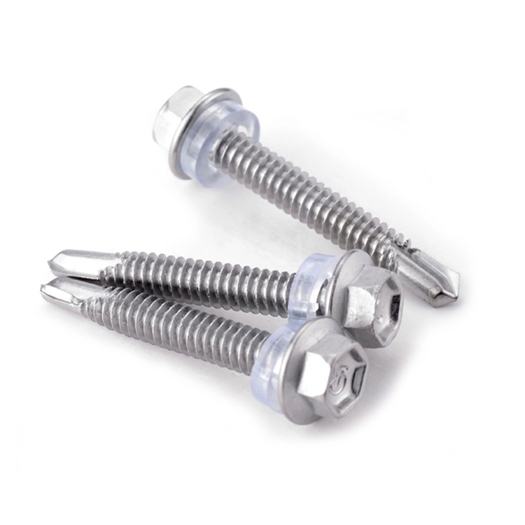Chuanghe - Building Roofing Tek Screws With Rubber Washers Tornillos Hexagonal Hex Head Self Drilling Screws Self drilling screw 1