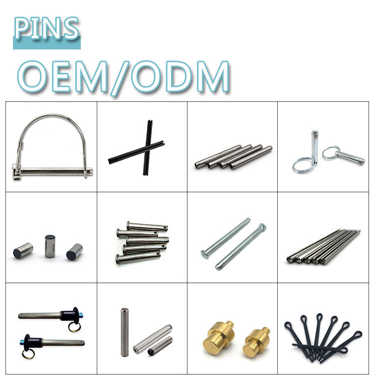 Chuanghe - spring dowel pin DIN 1481 Standard Stainless Steel Roll Slotted Spring Dowel Lock Pin spring pin 8