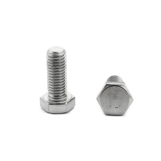 Chuanghe - DIN933 SS304 A2-80 M6 M8 M10 M12 M16 Stainless Steel Hex Bolt And Nuts hex bolts 4