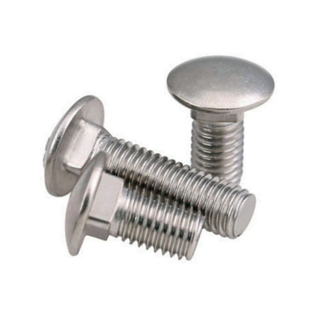 Chuanghe - China Stainless Steel Mushroom Head Coach furniture Bolt and nut Metric Din 603 m4 m3 5mm Square Long Neck Carriage bolt Carriage bolt 1