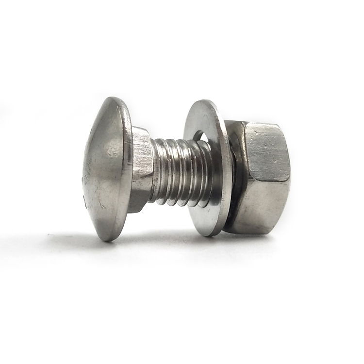 Chuanghe - China Stainless Steel Mushroom Head Coach furniture Bolt and nut Metric Din 603 m4 m3 5mm Square Long Neck Carriage bolt Carriage bolt 7