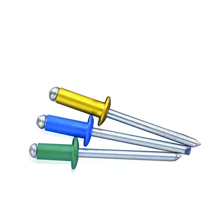 Chuanghe - Factory prices wholesale colored remaches pop dome head open end aluminum blind pop rivets blind rivet 1