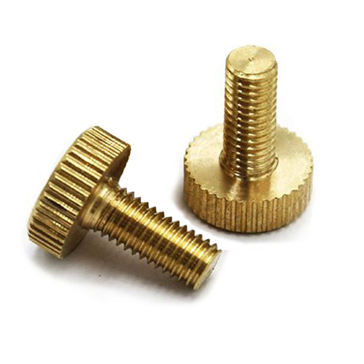 Chuanghe - China Factory aluminum Colored Screws 3/8 1/4-20 M8 Knurled Head Thumb Screw Thumb screw 6