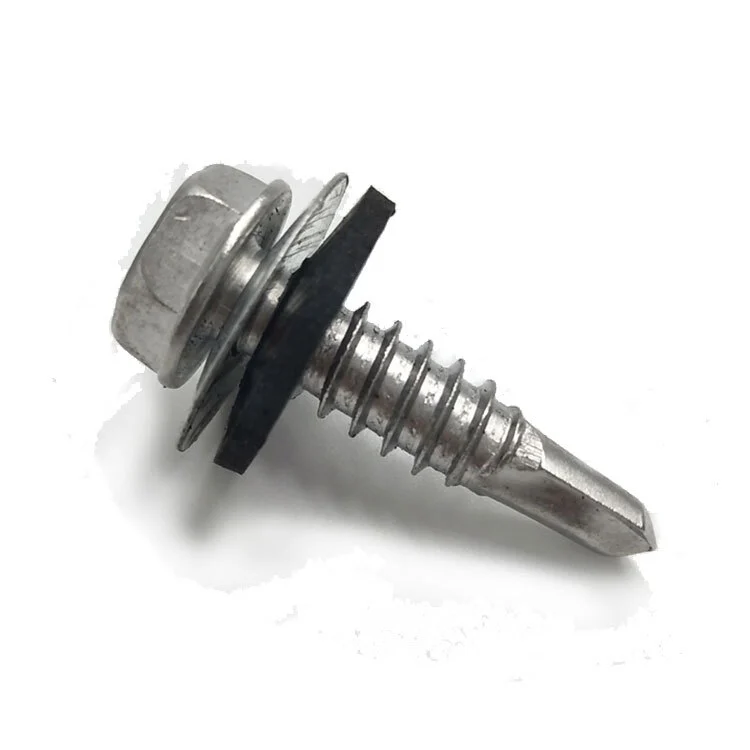 Chuanghe - din 7504k carbon steel self-drilling hexagon head screw Self drilling screw 1