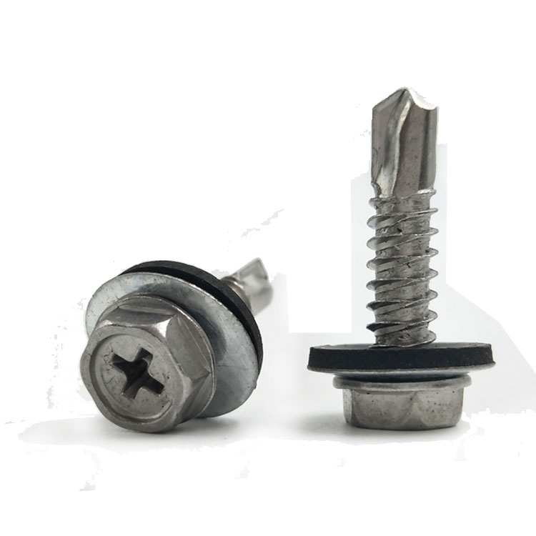 Chuanghe - din 7504k carbon steel self-drilling hexagon head screw Self drilling screw 5
