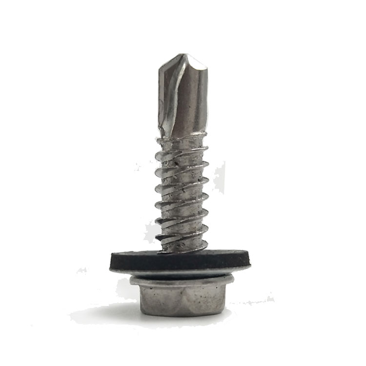 Chuanghe - din 7504k carbon steel self-drilling hexagon head screw Self drilling screw 4