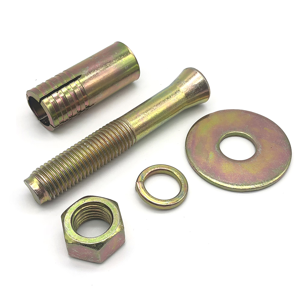 Chuanghe - Sleeve Anchors Bolts High Quality M16 M20 M22 M24 M25 Yellow Zinc expansion anchor bolt expansion bolts 9