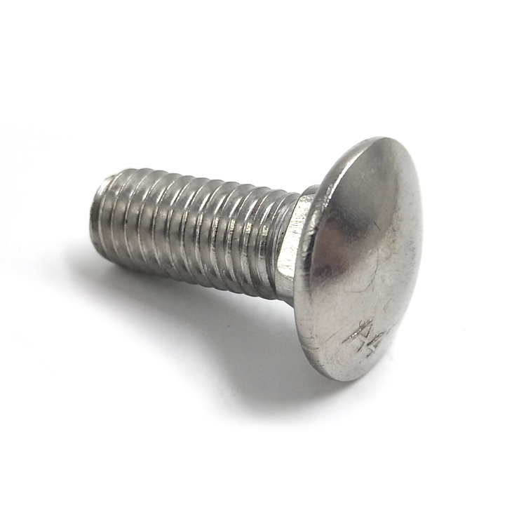 Chuanghe - China wholesale custom carriage bolt din 603 mushroom head square neck coach bolts stainless steel carriage bolt with hex nut Carriage bolt 6