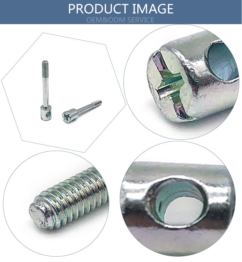 Customized Fasteners Sealing Screws Slotted Screw For Electric Meter