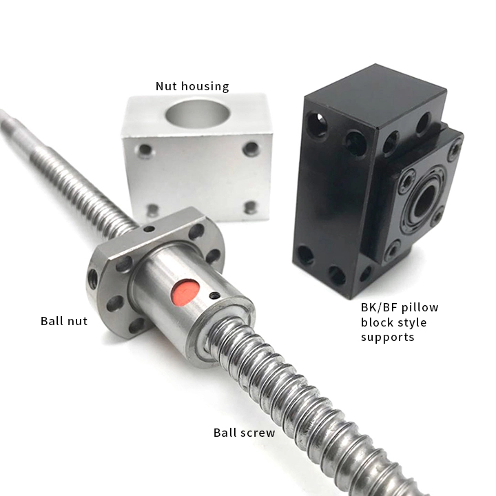 Chuanghe - Ball Screw China factory supply high precision cheap Linear Guide Rail Ball Screw And Nut SFU2505 ball screw for cnc machine ball lead screw 1