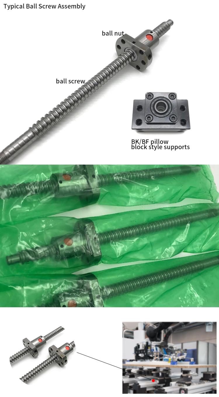 Chuanghe - Ball Screw China factory supply high precision cheap Linear Guide Rail Ball Screw And Nut SFU2505 ball screw for cnc machine ball lead screw 8