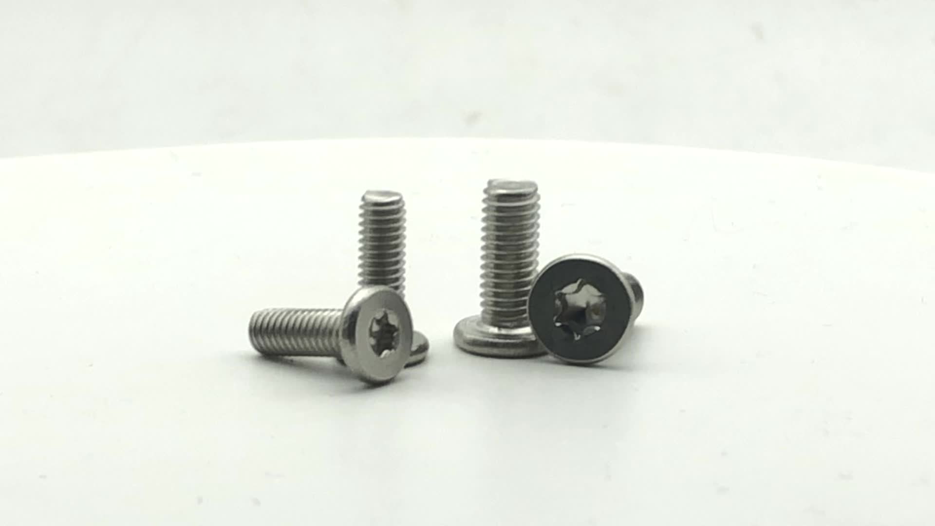 Chuanghe - ultra low-profile screw m3 m4 m5 m6 m8 ss stainless steel ultra low head torx screws Torx screw 2