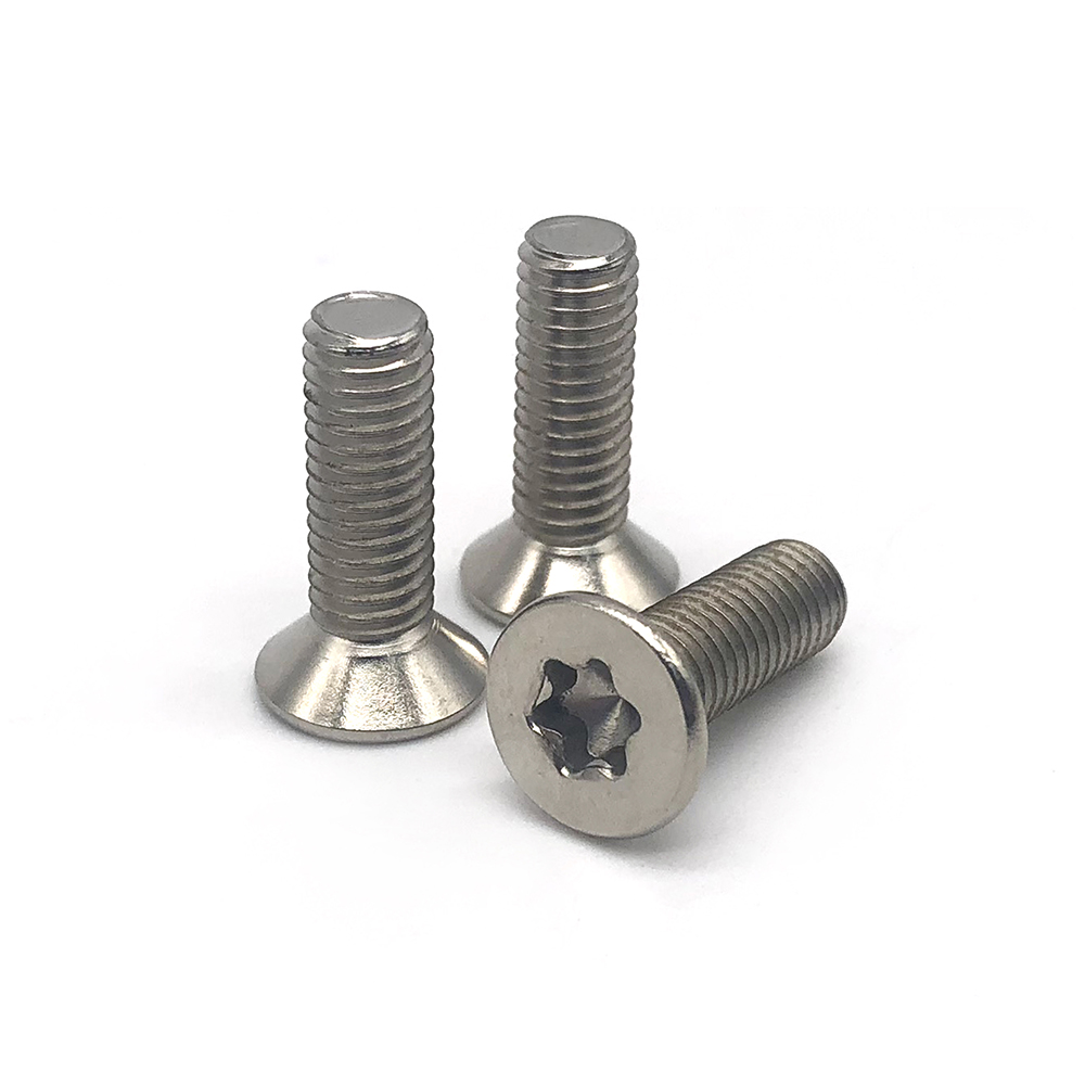Chuanghe - China supplier custom m2 m2.5 m3 m4 m5 m6 m10 5mm 20mm metal stainless steel countersunk screw flat head torx screw Torx screw 5