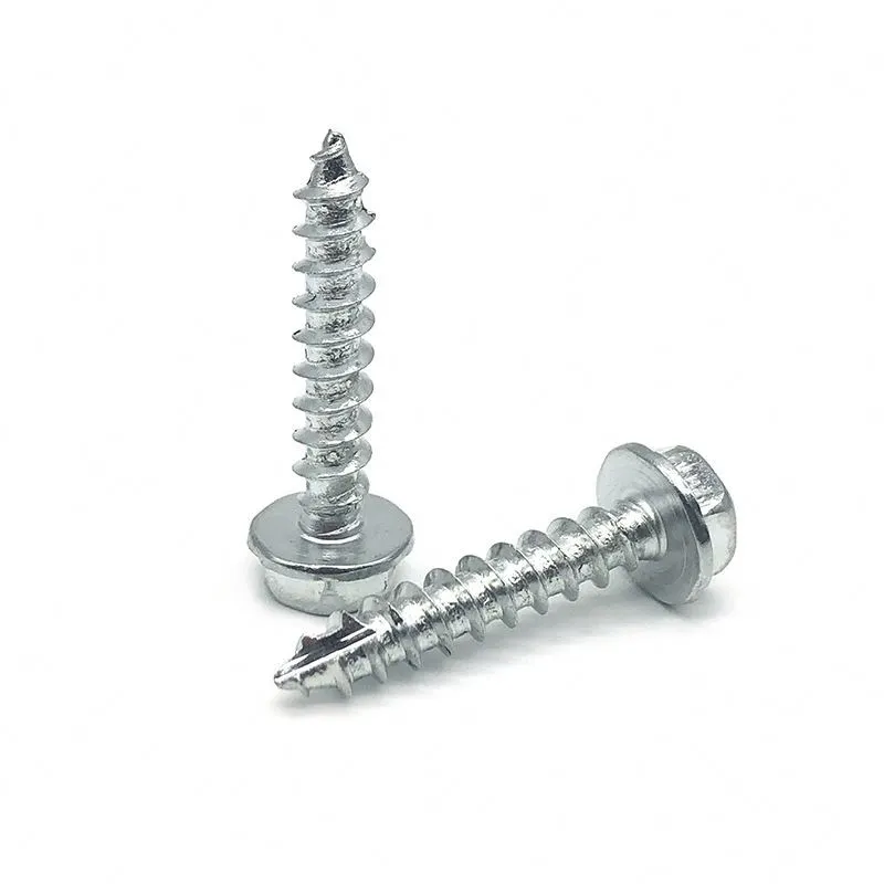 Chuanghe - Carbon Steel m4 hex Head self tapping screw thread cutting Screws Zinc Plated Self-tapping screw 1