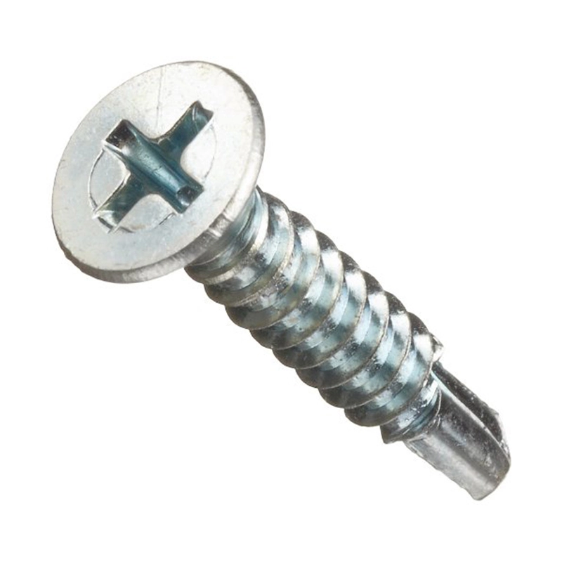 Chuanghe - drill screw Blue zinc-plated flat head self-drilling screw with pad Wholesale Self drilling screw 1