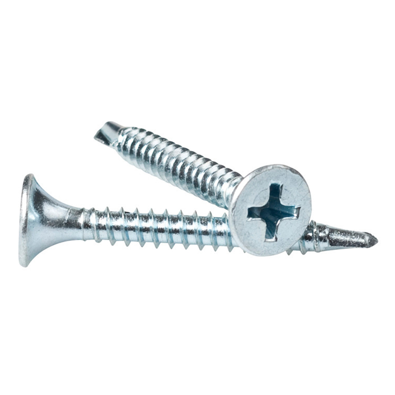 Chuanghe - drill screw Blue zinc-plated flat head self-drilling screw with pad Wholesale Self drilling screw 4