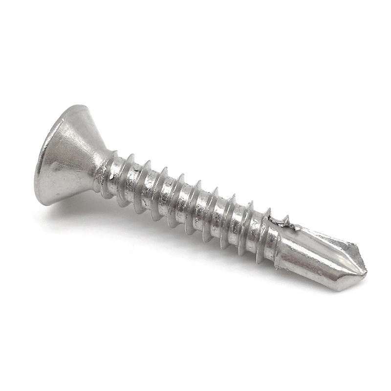 Chuanghe - drill screw Blue zinc-plated flat head self-drilling screw with pad Wholesale Self drilling screw 6