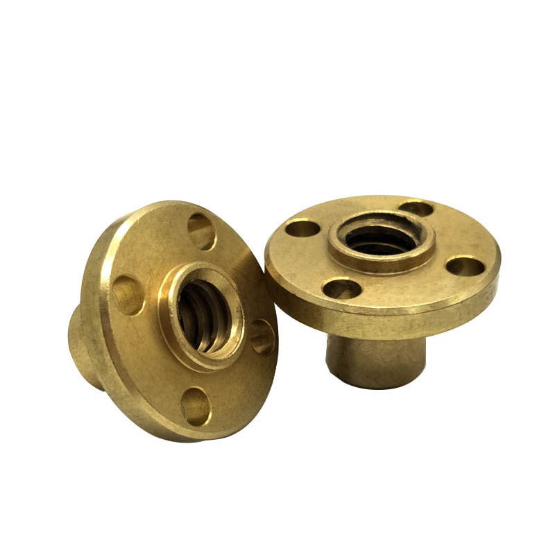 Chuanghe - Lead screw wholesale T5 T6 T8 T10 T12 stainless steel Trapezoidal screw 8mm lead screw 400mm with brass nut ball lead screw 9