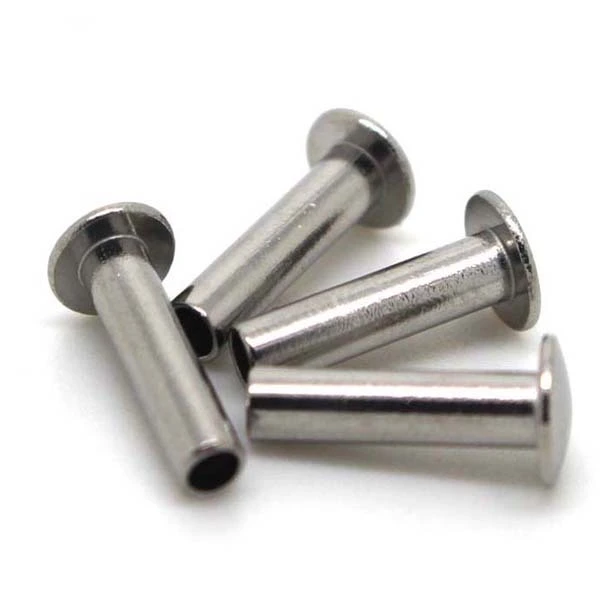 Chuanghe - China Factory Leather Rivets Double Cap Rivet Tubular Metal Studs tubular rivet/hollow rivet 1