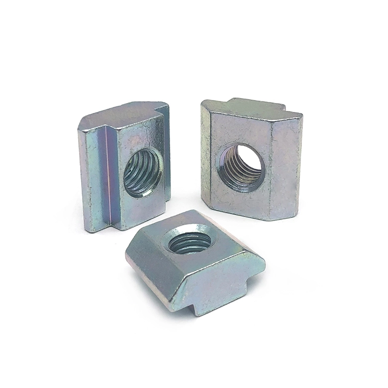 Chuanghe - China wholesale high precision stainless steel hammer head drop in t-nut for aluminium profile Zinc plated slot t sliding nut t nut 1