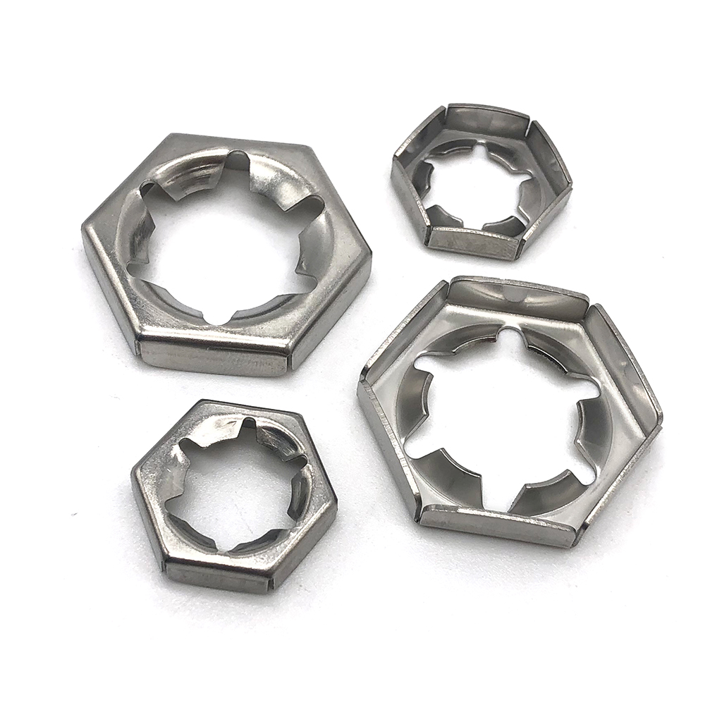 Chuanghe - Chuanghe OEM Din7967 Steel Stainless Steel Tight Pal Nuts Self Locking Counter Nut lock nut 8