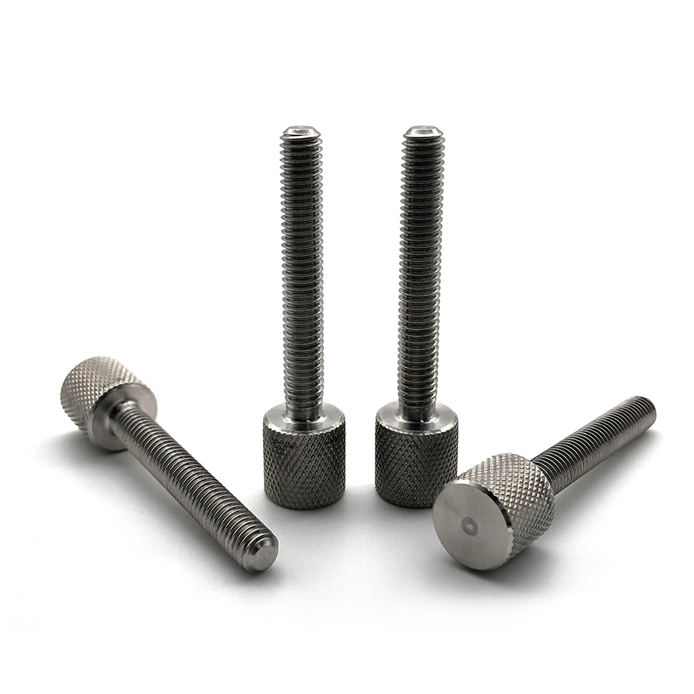 Chuanghe - Precision M2 M4 M5 M6 M7 M8 Stainless steel Machine screw Flat Head Knurled Thumb Screws Thumb screw 4