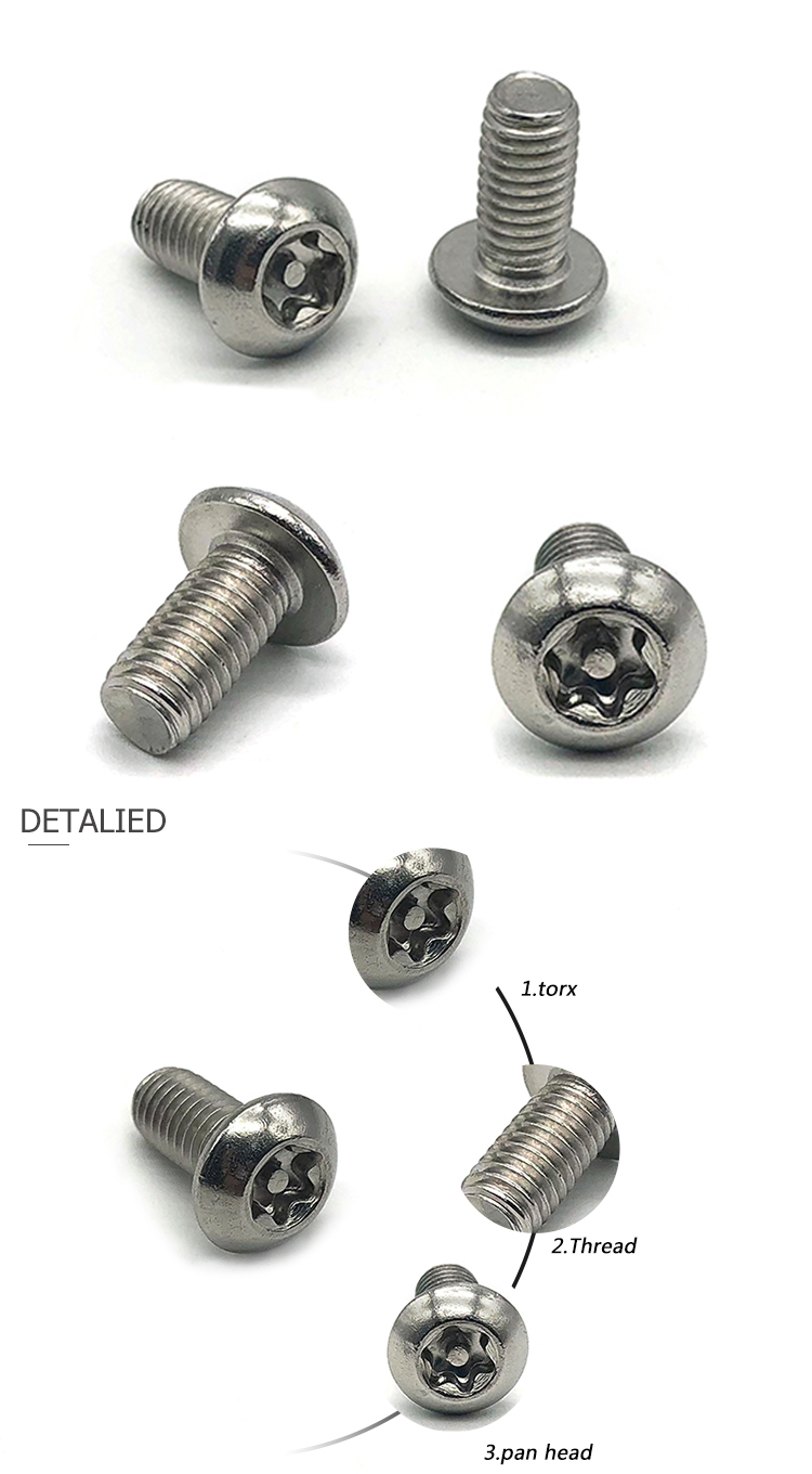 Chuanghe - China high quality plum flower torx pin security theft-proof screw bolts key M8 lock anti theft screws Anti-theft screw 9