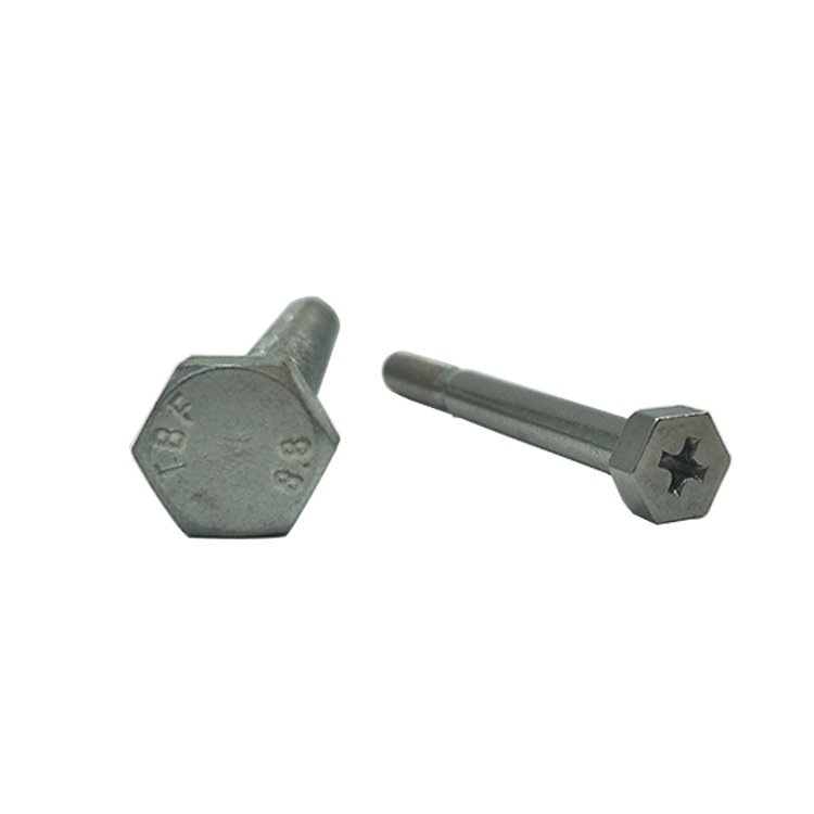 Chuanghe - China manufacturers Galvanized grade 8.8 Carbon Steel m10 m12 m16 Hex Bolt din933 hex bolts 4