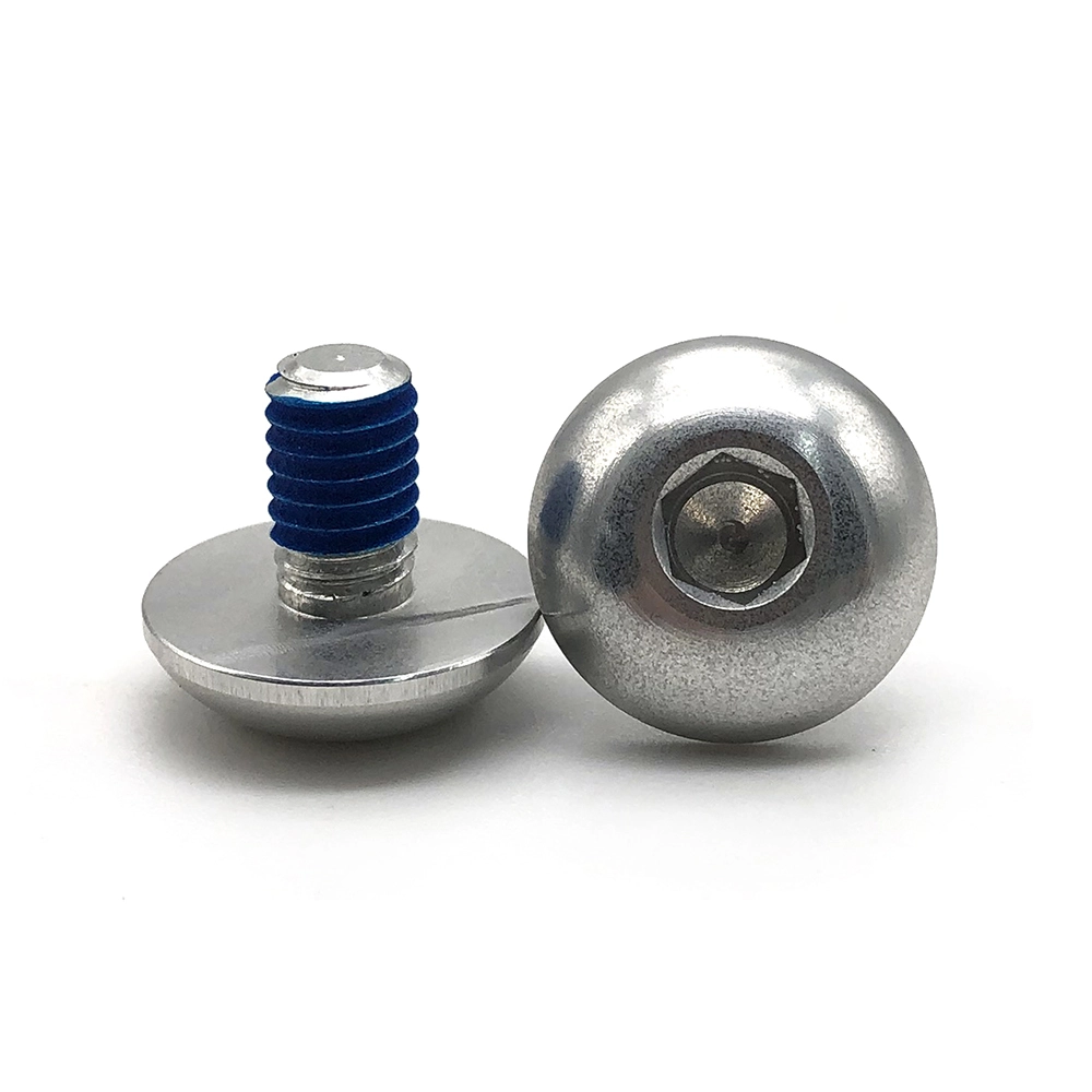 Chuanghe - high quality carbon steel Grade 10.9 12.9 M2 M2.5 M3 M4 M5 M6 hex socket button head cap screw ISO7380 with nylon patch socket screw 1