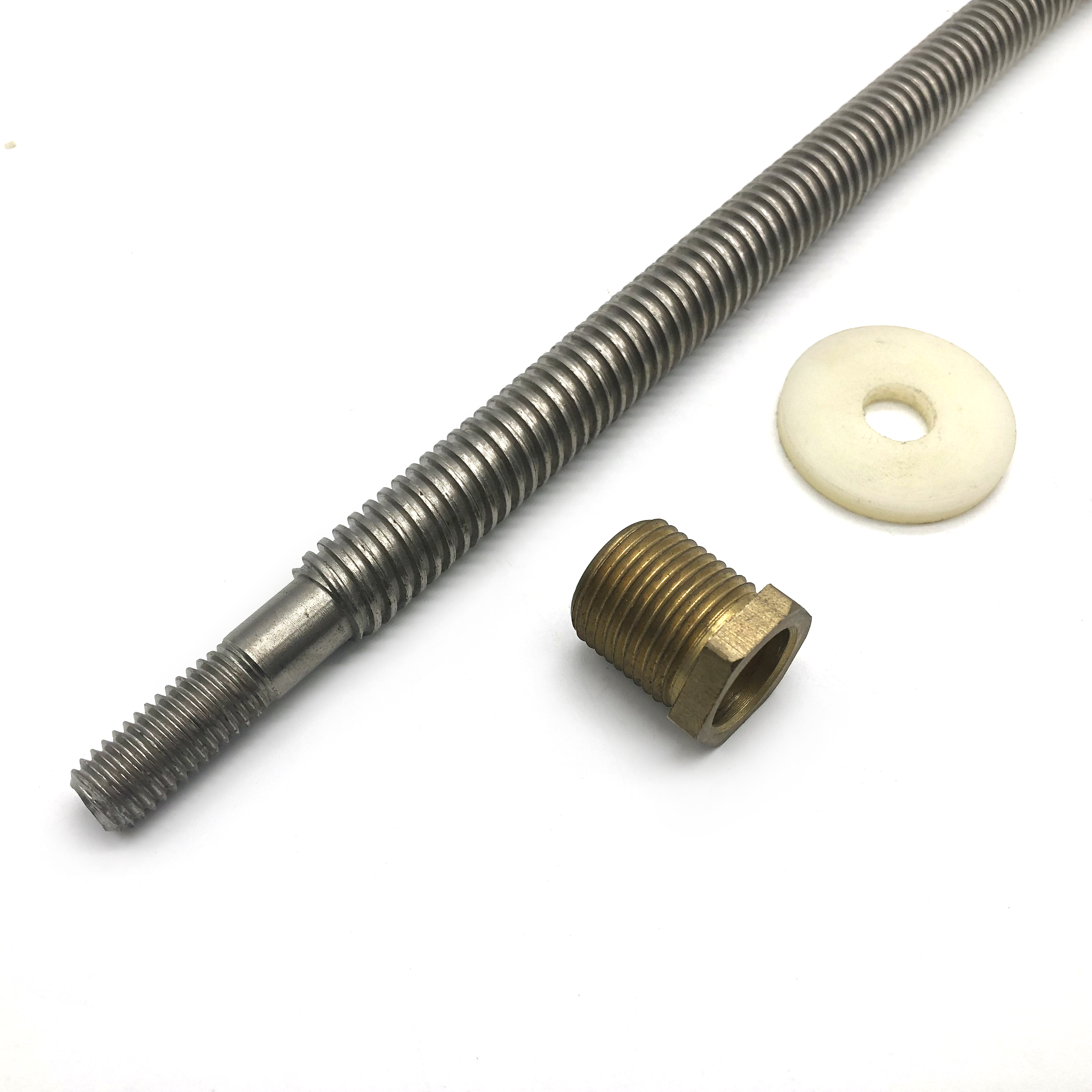 Chuanghe - 12mm 14mm 16mm 20mm Nut Trapezoidal Lead Screw T10 Lead Screw Brass for 3d Printer Lead Screw ball lead screw 8