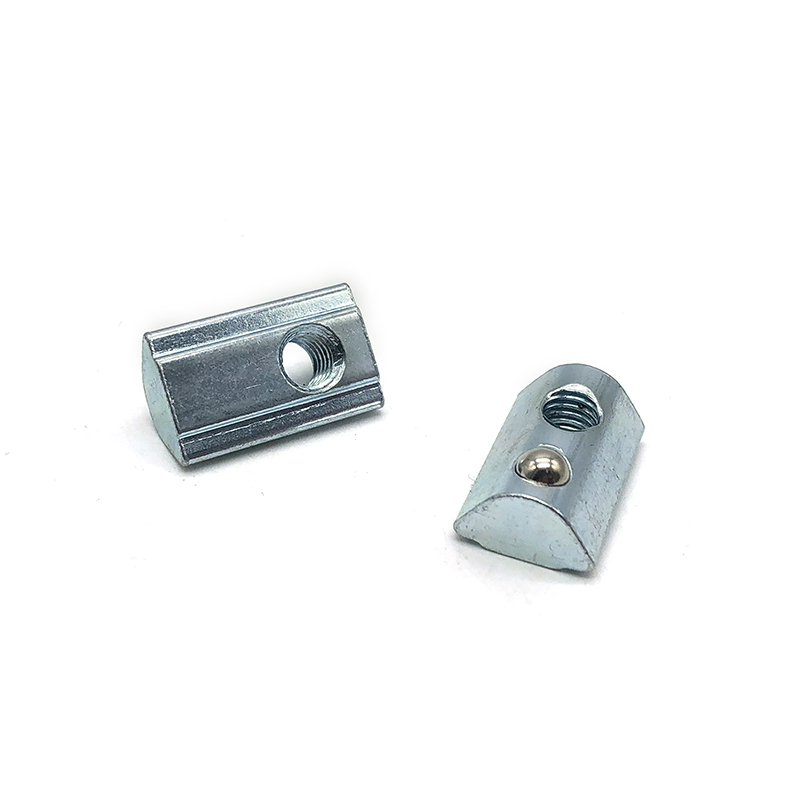 Chuanghe - China wholesale M8 Slot stainless steel/carbon steel/Aluminum T Nut with Spring Loaded Ball t nut 8
