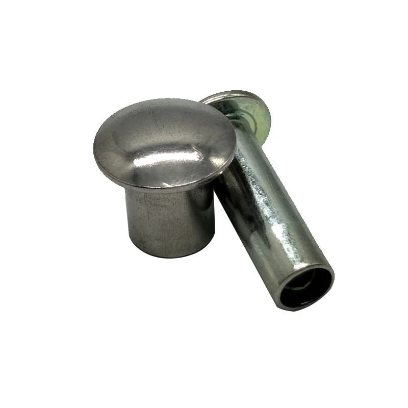 Chuanghe - Aluminum brake lining rivet DIN 7338B Flat head semi tubular rivets tubular rivet/hollow rivet 1
