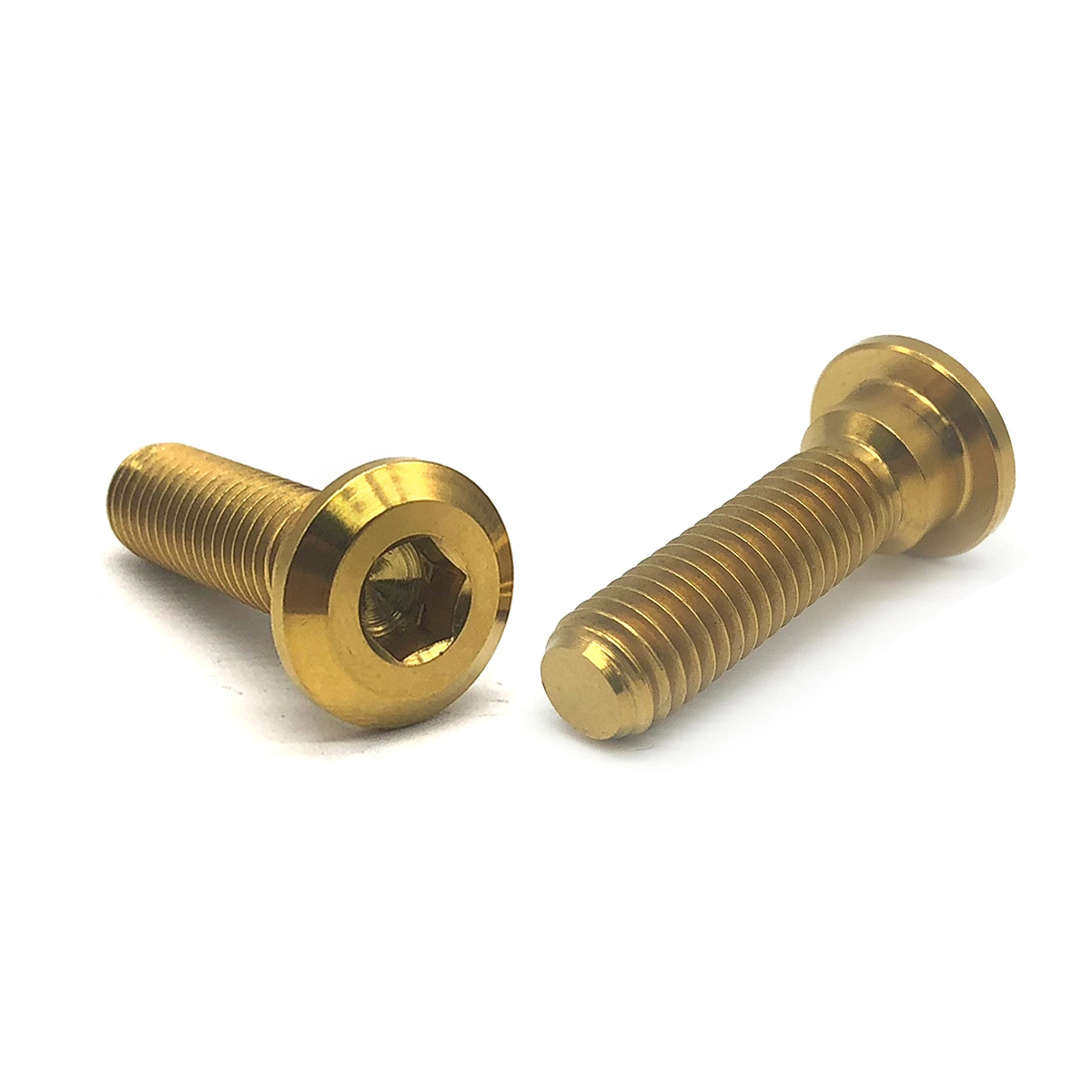 Chuanghe - China wholesale m2 m3 m5x25 m6 1/4-25mm m7 m8 40mm gold 5 allen hex hexagon socket head for bicycle machine bolts titanium screw special screw 1