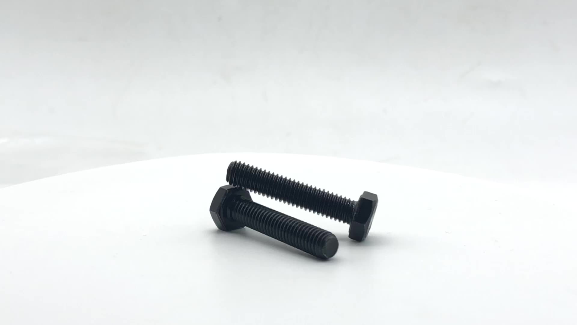 Chuanghe - Carbon Steel 8.8 Grade Hex Head Bolt DIN 933 Steel Full Thread Hexagon Bolt Black Oxide Hex Bolt hex bolts 2