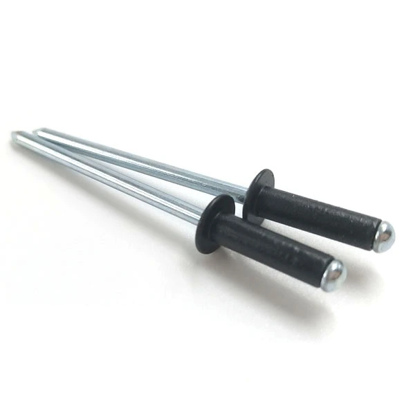 Chuanghe - Dome Head Open End Black Anodized Aluminum Blind Pop Rivets M2.4 M3.2 M4.0 M4.8 blind rivet 1