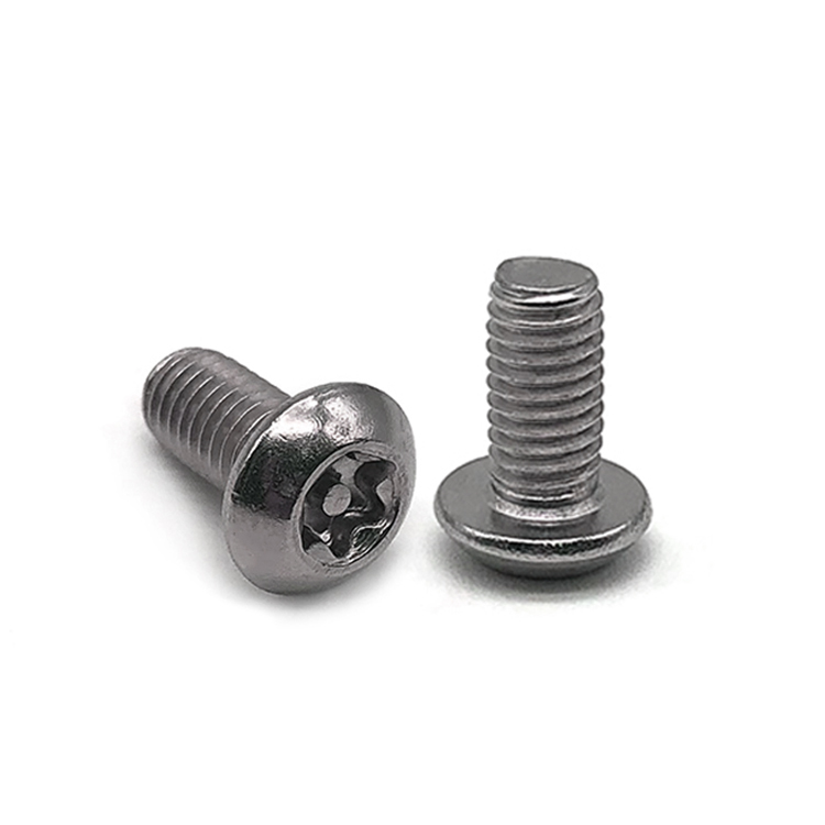 Chuanghe - China Zinc plated philips pan round head security screw T20 T25 safety torx screw with pin Anti-theft screw 7