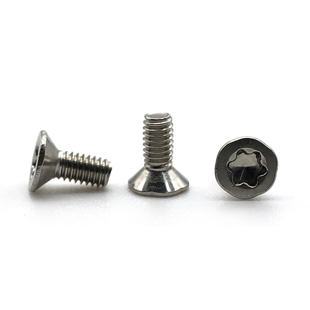 Chuanghe - torx flat head screw machine screws M1.6 M2 M2.5 M3 M4 M5 M6 M8 304 A2-70 stainless steel Torx Flat Countersunk Head Screw Torx screw 1