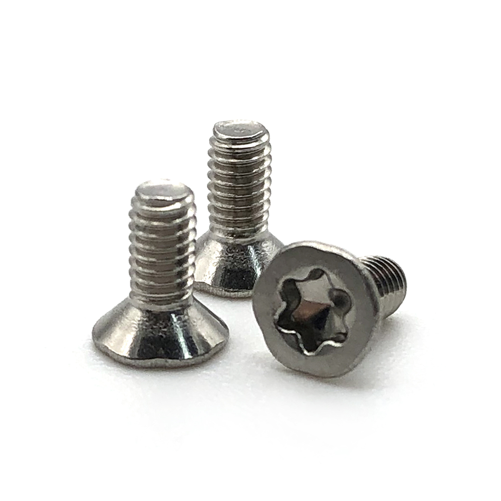 Chuanghe - torx flat head screw machine screws M1.6 M2 M2.5 M3 M4 M5 M6 M8 304 A2-70 stainless steel Torx Flat Countersunk Head Screw Torx screw 7
