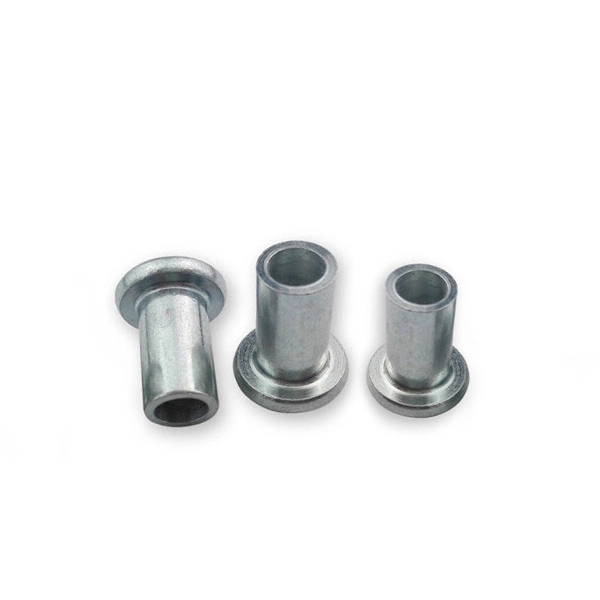 Chuanghe - China wholesale High Strength Zinc Plated Steel Flat Head Semi Tubular Rivet Grade 8.8 Hollow End Tubular Rivet tubular rivet/hollow rivet 1