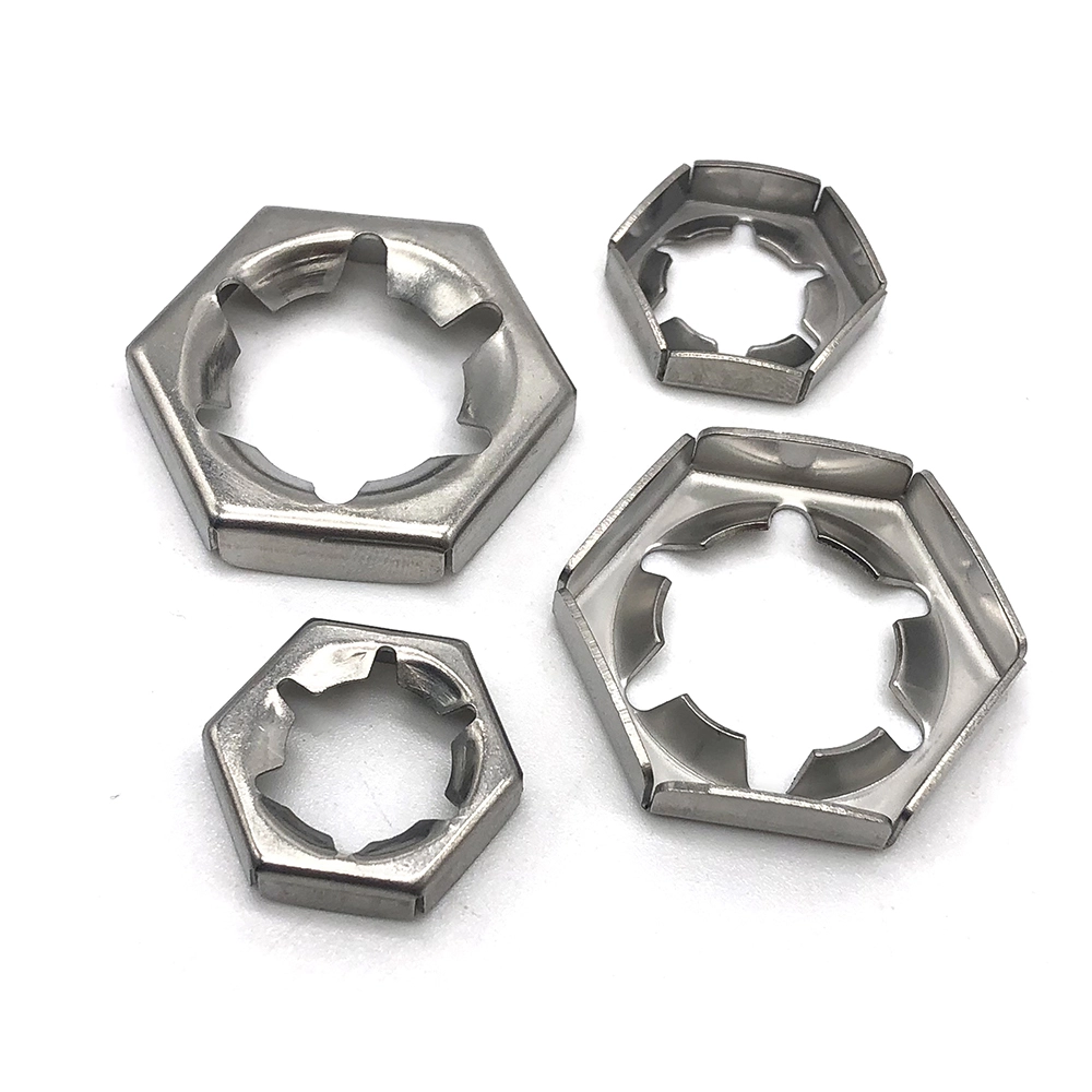 Chuanghe - China Factory M24 M27 M30 carbon steel zinc plated Self-locking counter nuts DIN7967 lock nut 1