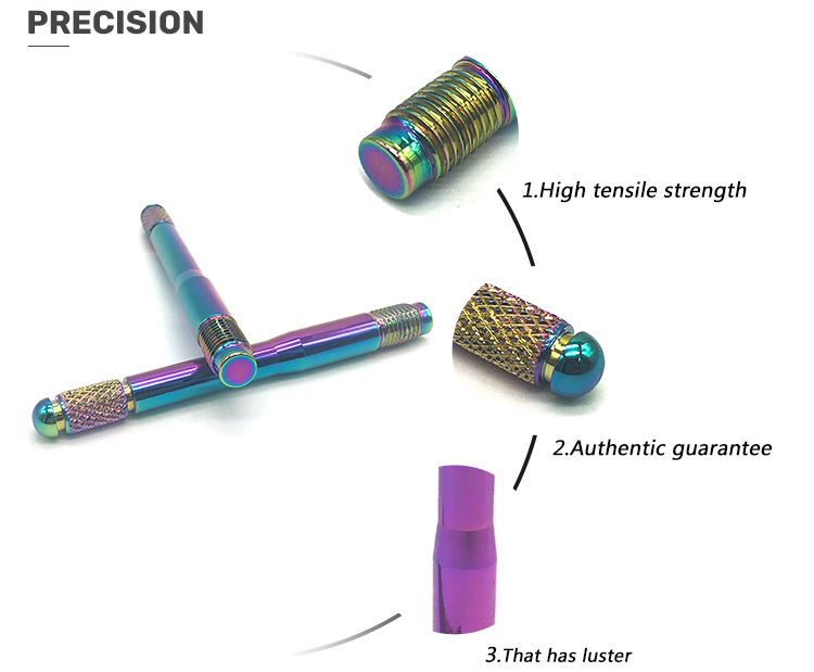 Chuanghe - CNC turning threaded Wheel Stud Pilot Pin knurled aluminum threaded dowel pin dowel pin 8
